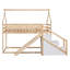 Lit simple mezzanine ou superposé avec glissade et escalier-1291138307
