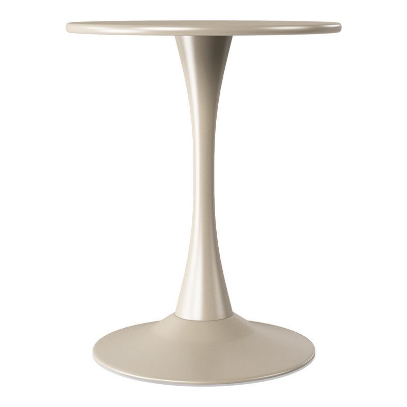 Outdoor Steel Dining Table, Sand