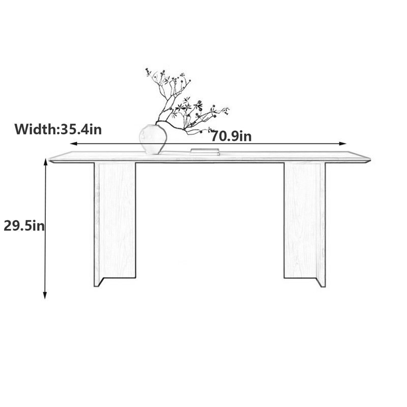 Gerace, 29.5"H x 70.9"L x 35.4"W