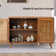 Aulbrey 44" Wide Sideboard With Lattice Doors