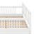 Full Size Wood Daybed Frame, Sofa Day Bed With Wooden Slats Support For Bedroom Living Guest Room, No Box Spring Needed-1455775799