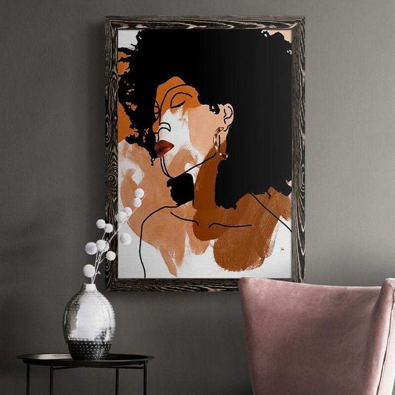 «Gaut Phenoma Women II», impression d'un cadre photo sur bois, H 37,5 po x l 27,5 po x P 1 po, Noir