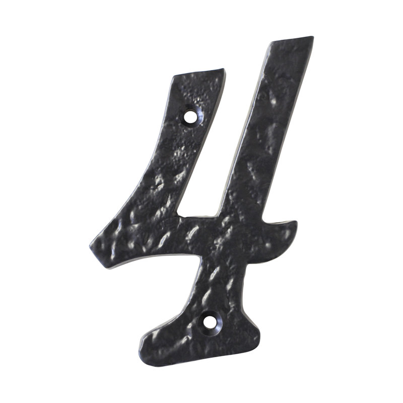 Numéro de maison 4 po, 4