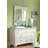 Neopolitan Vertical Bebeled Mirror Creamy White-23830013