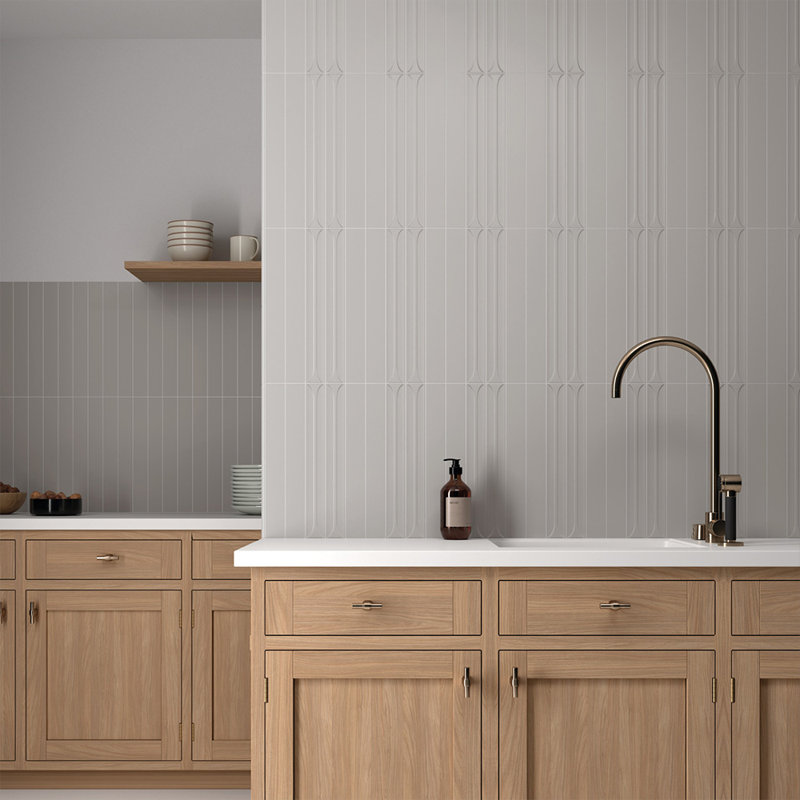 Carreau de céramique Pop 2X16 , Gris