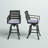 Adelynn Metal Outdoor Stool with Cushion