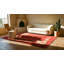 Luxurious Soft Plush Wool Pile Antique Red Chinese Deco Small Size Area Rug