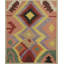 Tapis géométrique Kilim 6 x 6