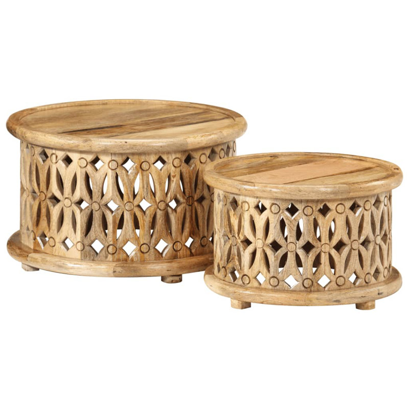 Kawsar Solid Wood 2 Coffee Table