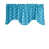 Blanc / turquoise