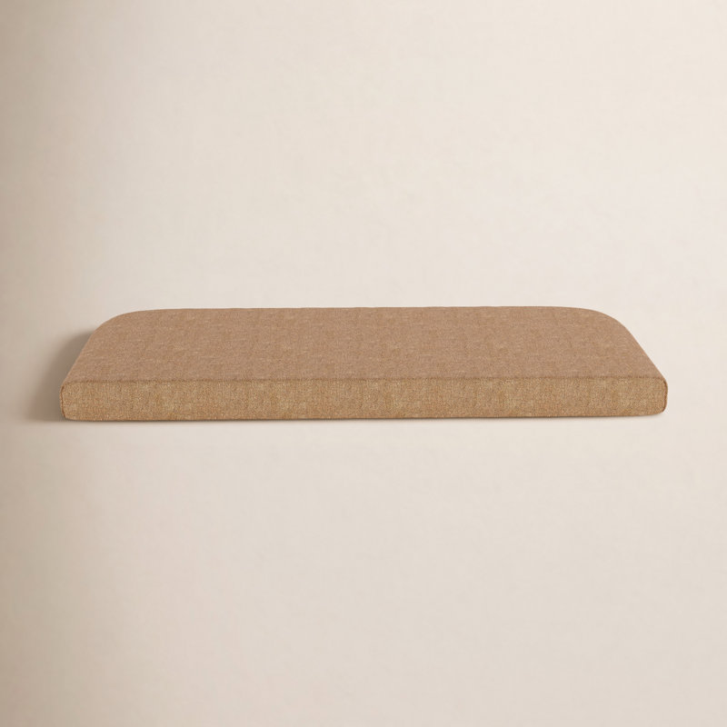Coussin de banc d'intérieur/d'extérieur, Toile Sunbrella® beige chiné