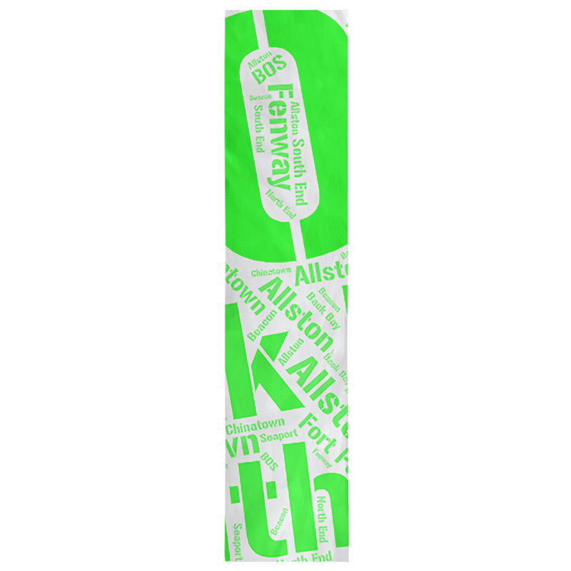 Chemin de table, 90 po x 16 po, Vert, Boston