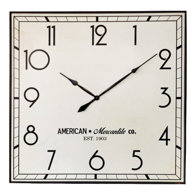 Numerical Wood Mechanical Tabletop Clock