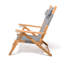 Chaise de plage inclinable avec coussin -2025231142