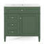 Meuble-lavabo moderne 36 po avec lavabo supérieur-596226717