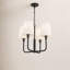 Lustre classique à 4 lumières avec abat-jour Tindra-66310516