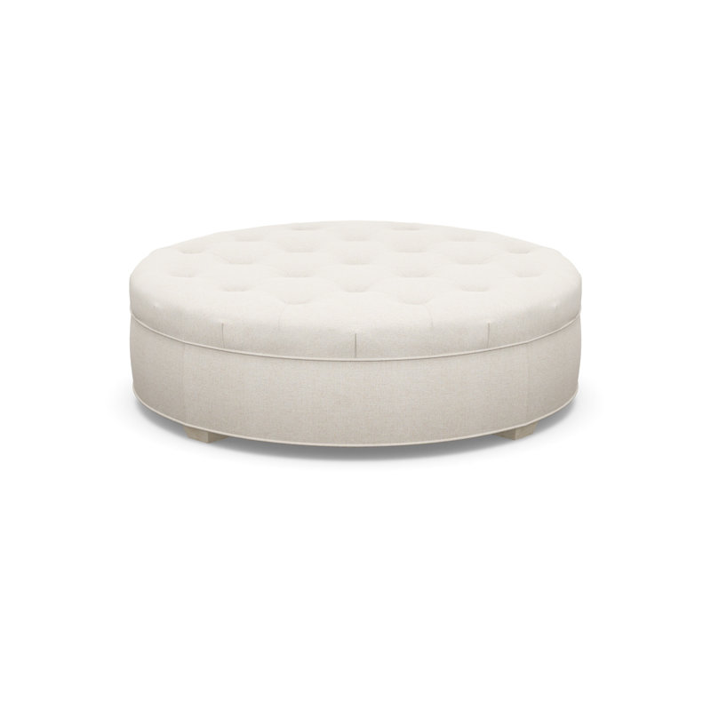 Round Ottoman, 5246-70, Sandstone