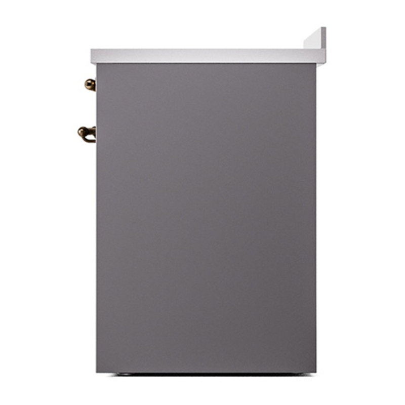 ILVE Nostalgie II 30 in Induction Range, Graphite Matte/Bronze