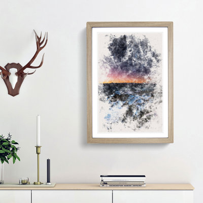 Star Swirls over the Dolomites in Italy - Picture Frame Painting Print