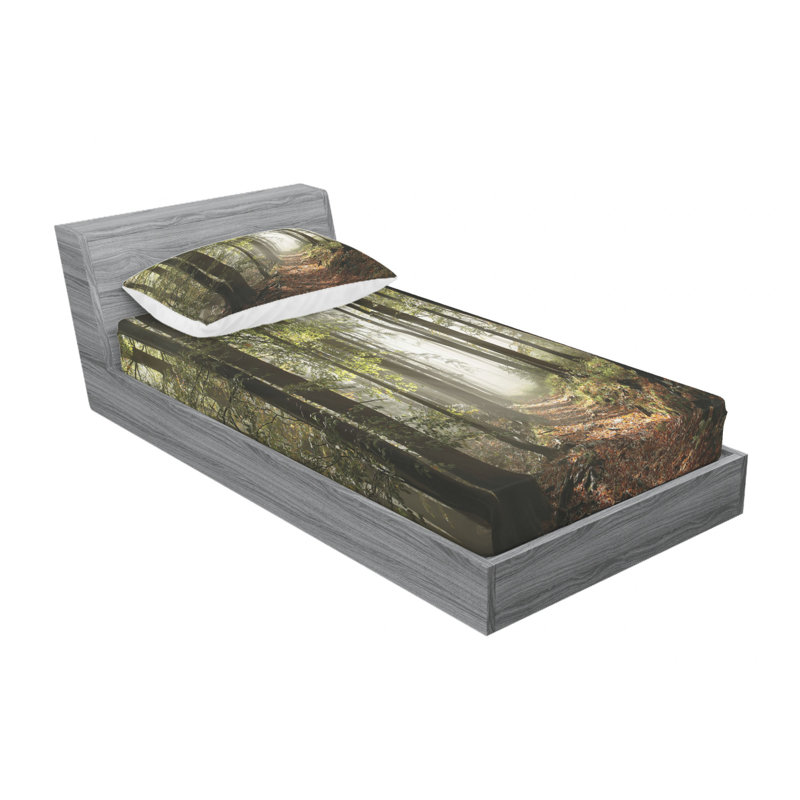 Microfiber Sheet Set, Twin XL Sheet Set with Fitted Sheet