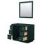 Base de meuble-lavabo simple autoportante 41,25 po avec miroir 34 po Miranda-63966621