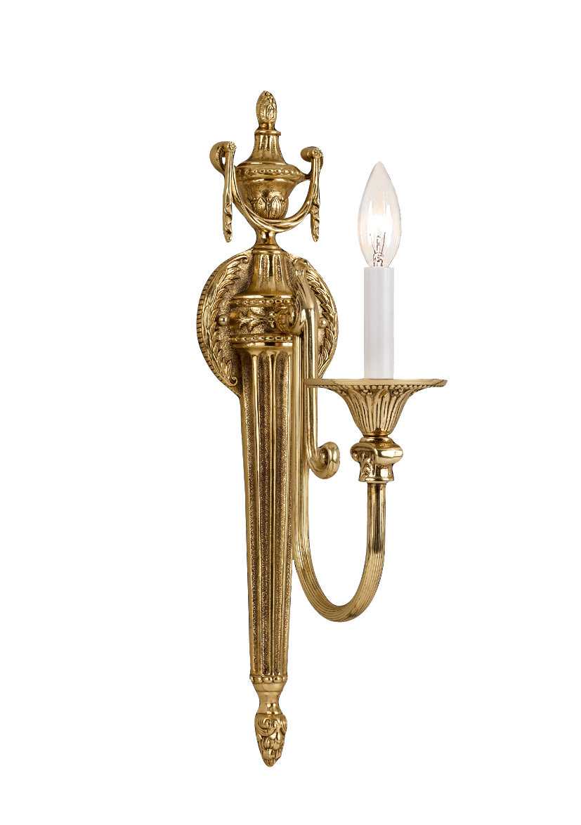 Astoria Grand Montano 1-Light Candle Wall Light | Wayfair