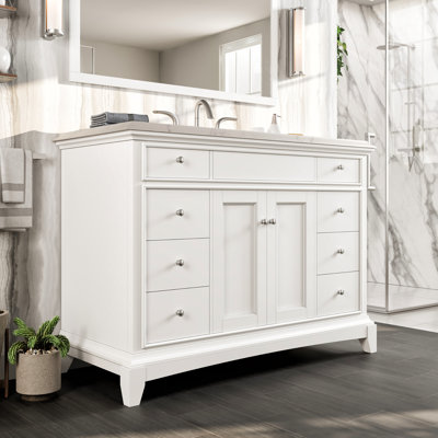 Clamart 60" Double Bathroom Vanity Set