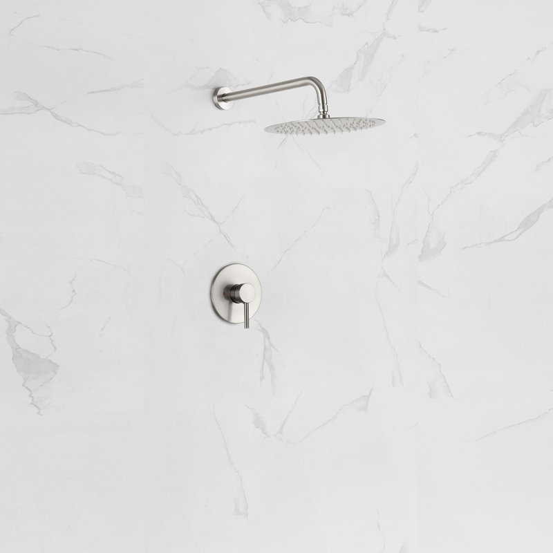 All-In-One Kit with Rough in-Valve, Brushed Nickel