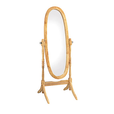 Standing Wooden Floor Mirror