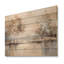 Charme de minimalisme de forêt enchantée - forêt de rivière, art sur bois de pin naturel-329039959