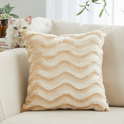 Velvet wave Velvet Floral Throw Pillow