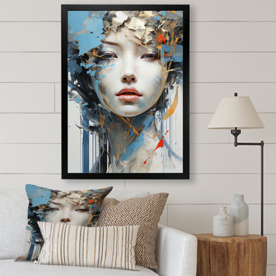 Minimalisme, femme asiatique, art sur toile_106448