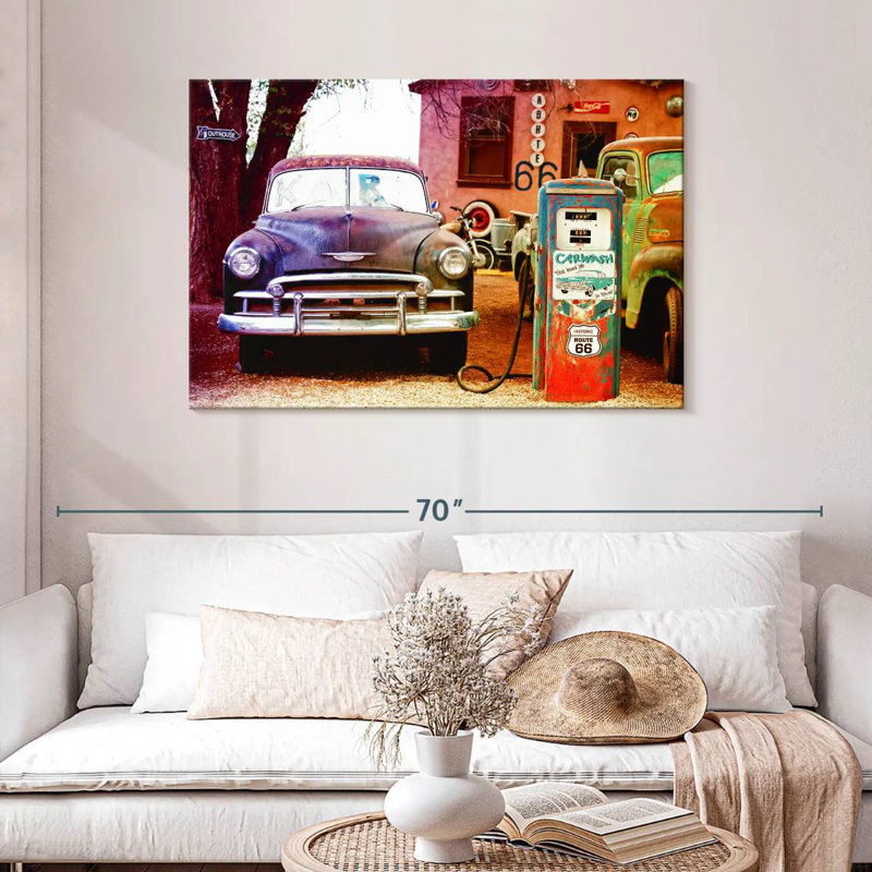 Mehar Route 66 Carwash, H 30 po x l 45 po
