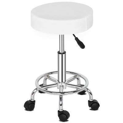 Saltsburg Adjustable Height Ergonomic Lab Stool Wheels