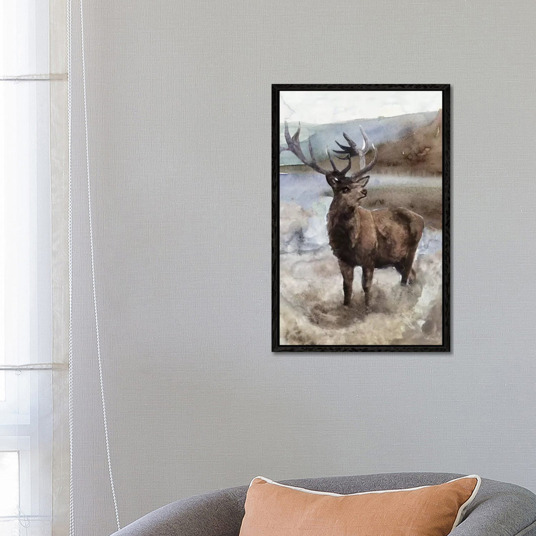 Grand Elk II von Stellar Design Studio - Galerieverpackte Leinwand Giclée auf Leinwand