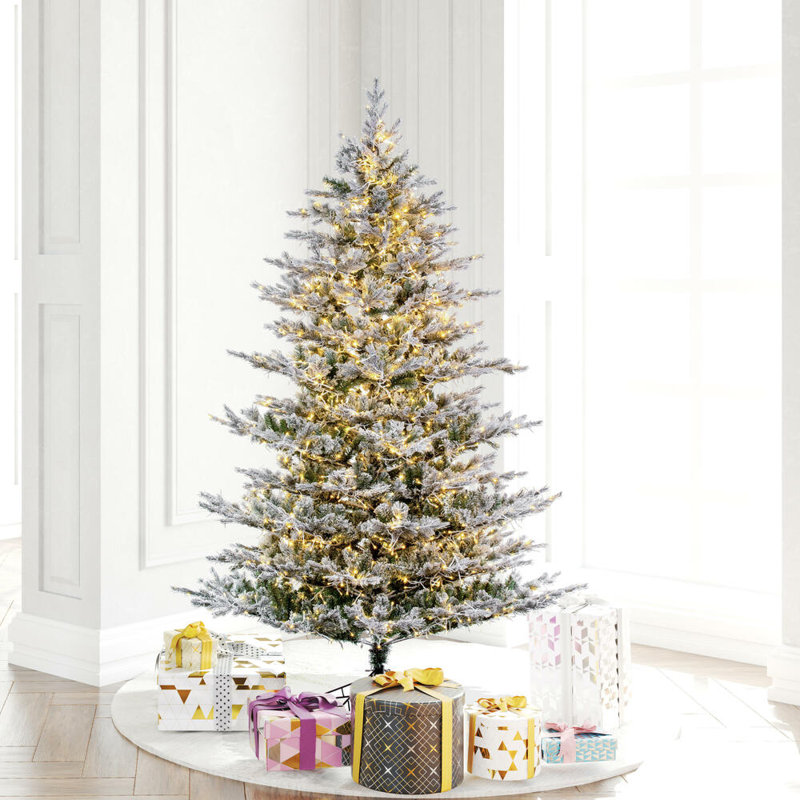 6.5' H Lighted Artificial Pine Christmas Tree