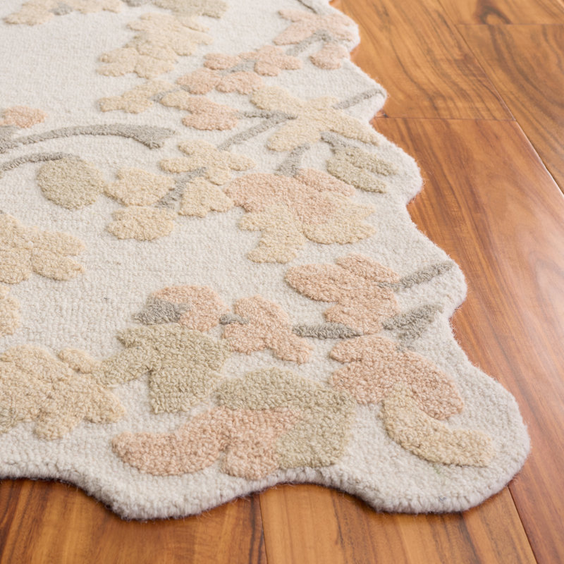 Jardin Hand Tufted Wool;Cotton Floral Indoor Rug, Runner 2'3" x 8'