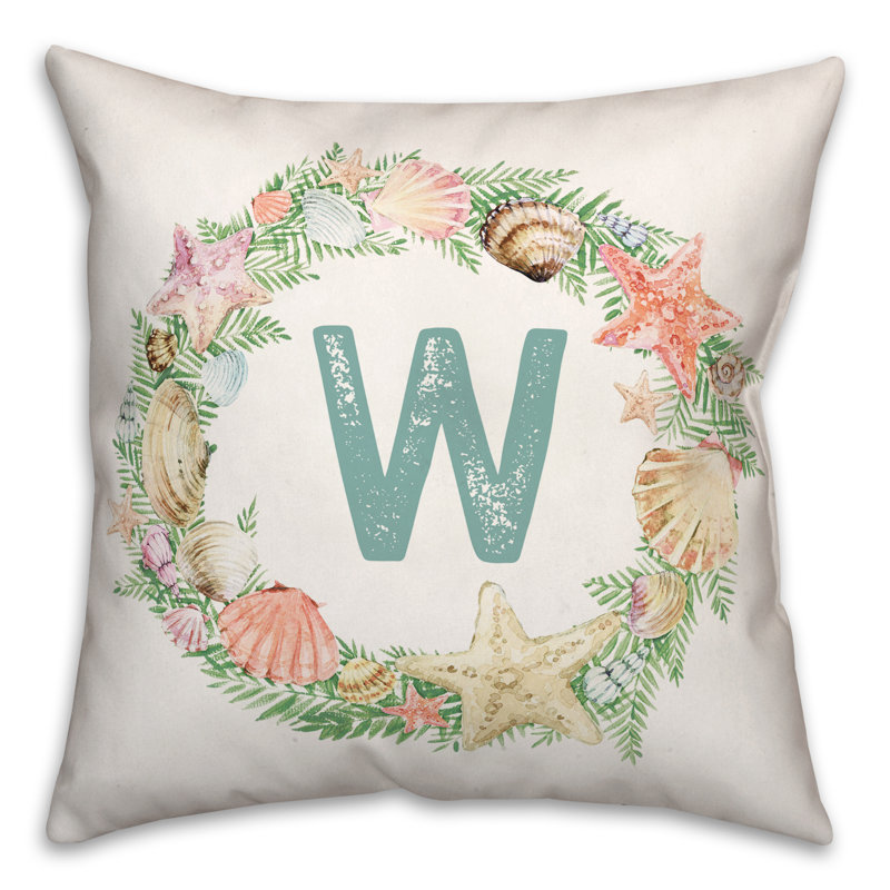 Reversible Throw Pillow, W