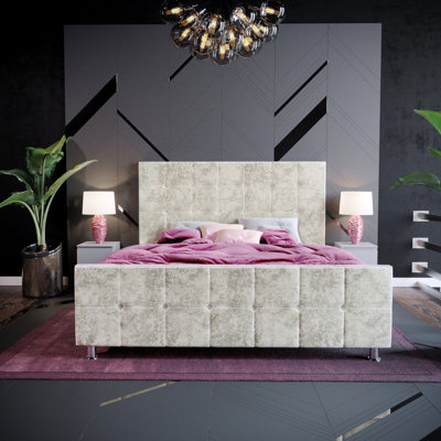 Raul Upholstered Bed Frame, UKFR Certified