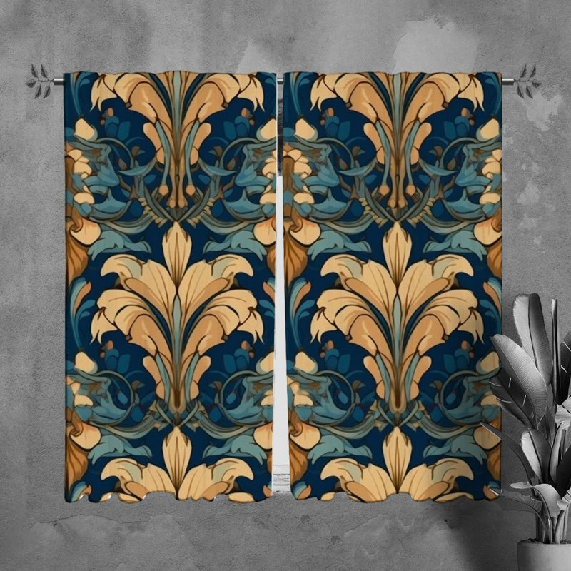 Paire de rideaux obscurcissant en polyester Vearl, L 40 po x L 82 po