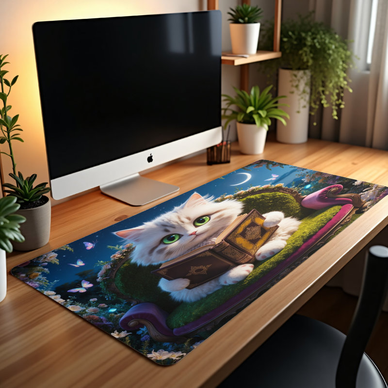 Polyester Desk Pad, 31.5x15.5