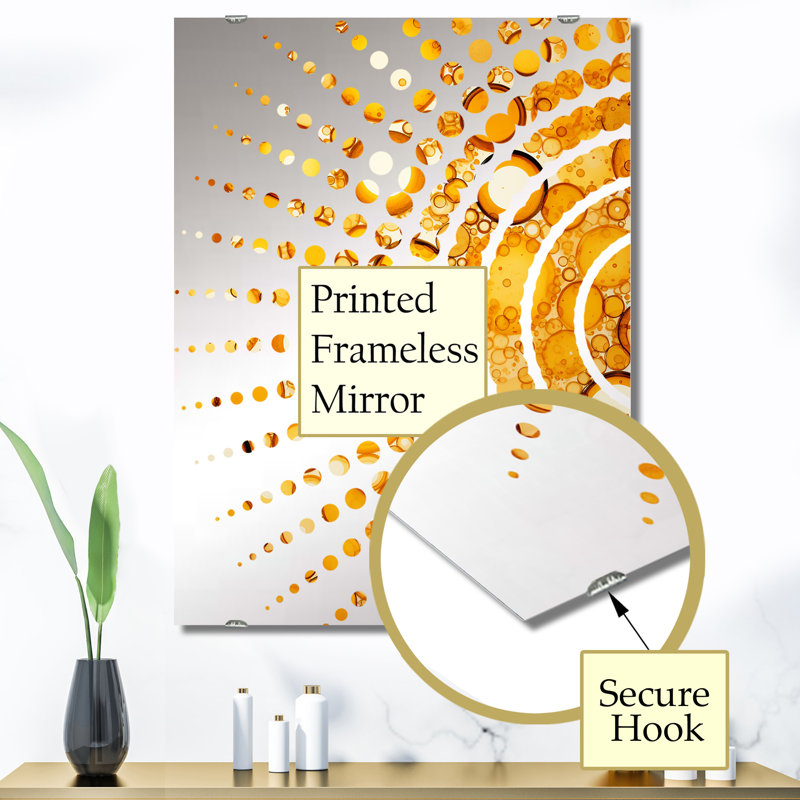 Miroir mural Zelinski - Abstract Collages MIR131703, 40 po x 30 po