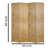 Mcdevitt Wood 3 Panel Room Divider