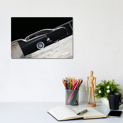 The Exchange, Black and White 1 Piece Wrapped Canvas Wall Art
