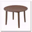 Table de salle à manger extensible ronde pliante en bois-132950220