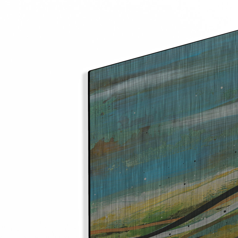 «High Plains 4» par Scott Hile, Wrought Studio ™, art mural en métal, H 24 po x l 24 po