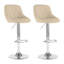 Idlewood Swivel Upholstered Adjustable Height Counter Stool with Metal Frame-990023432-990023425