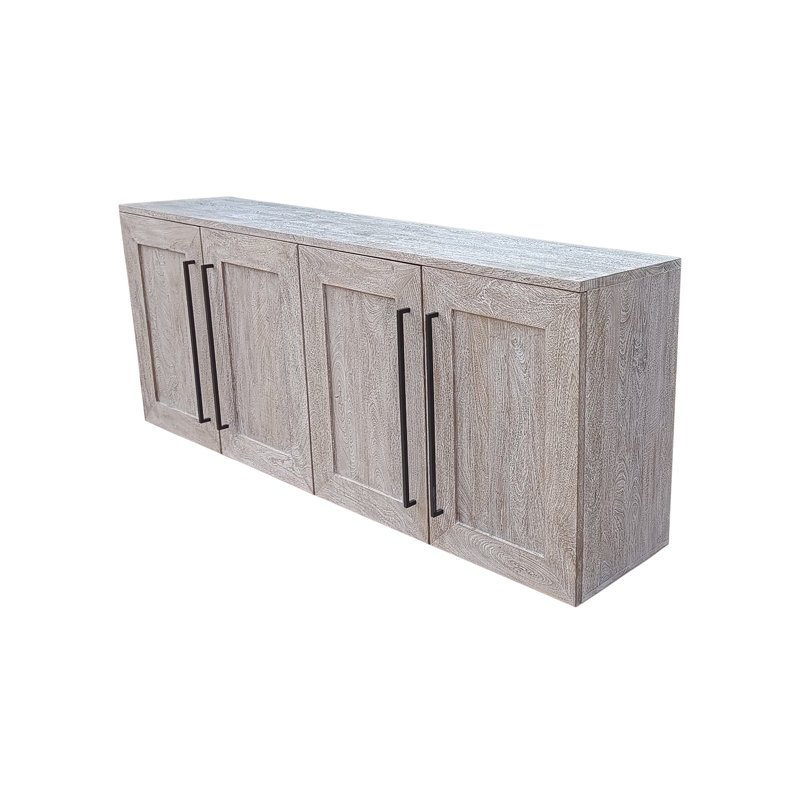 Rubik 78'' Solid Wood Sideboard