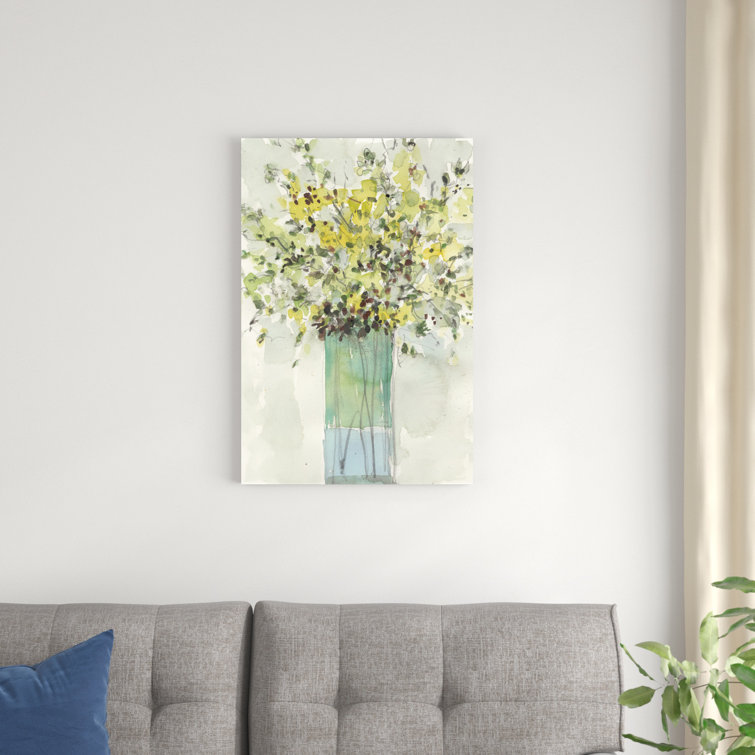 Red Barrel Studio® The Tall Vase II On Canvas by Samuel Dixon Painting ...