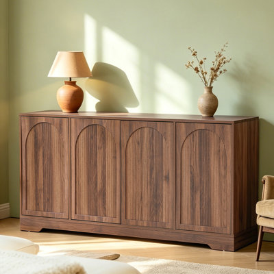 Armoire de rangement à 4 portes (62,2 po L)